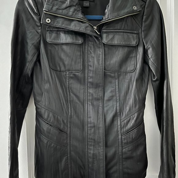 2XS Danier Leather Jacket - Picture 1 of 4